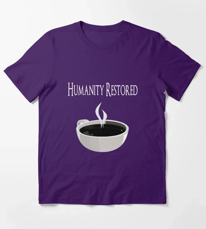 Humanity Restored T-Shirt Purple