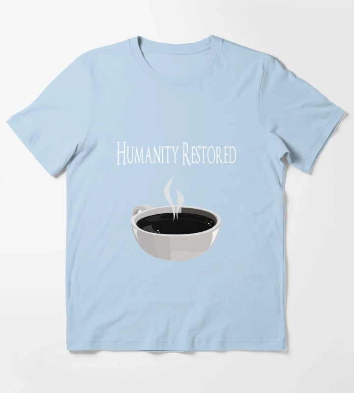 Humanity Restored T-Shirt Sky Blue