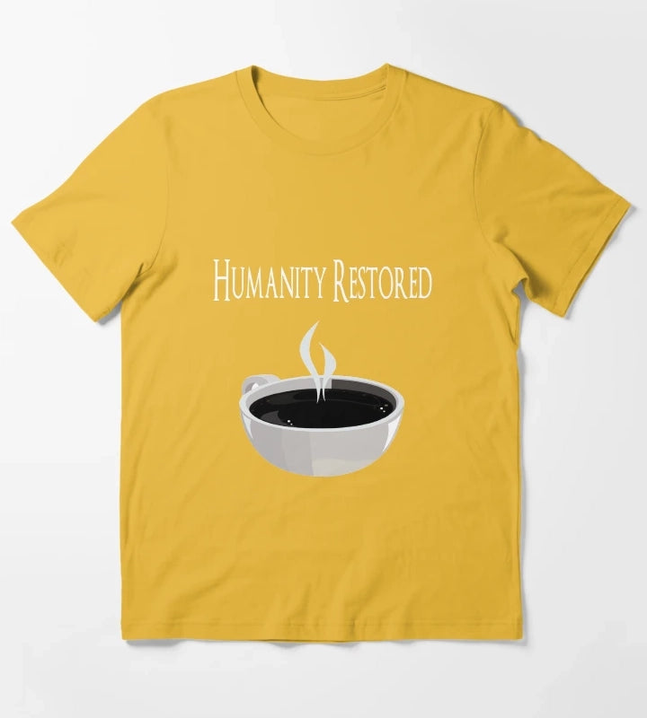 Humanity Restored T-Shirt Yellow
