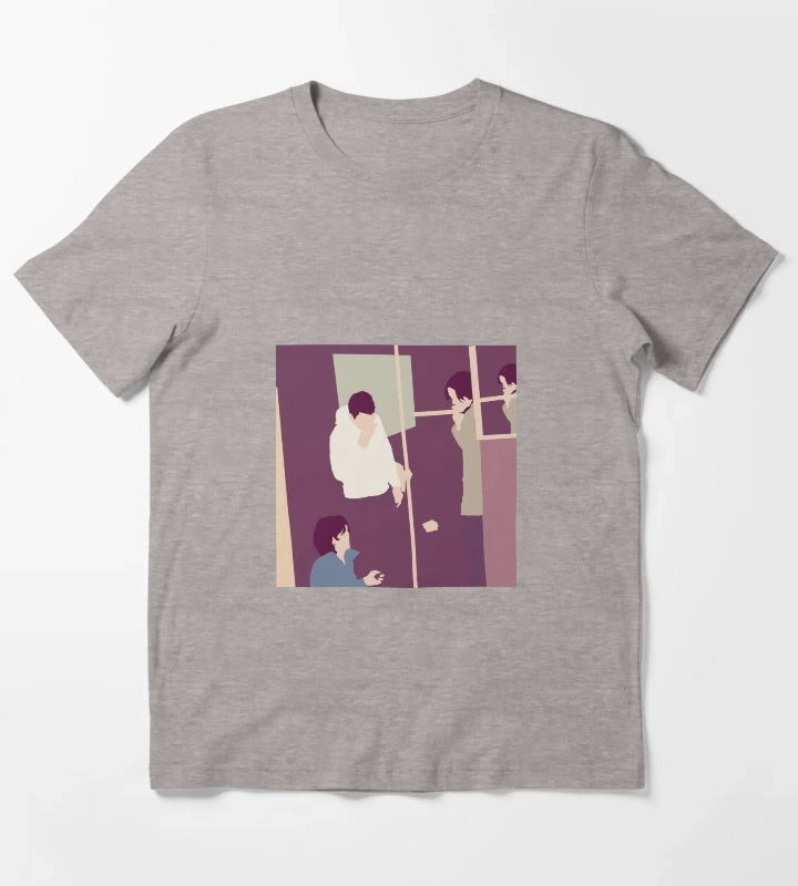 Humbug Art AM Alex T-Shirt Heather Grey