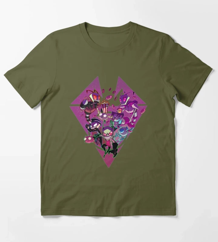 INVADER ZIM 1 T-Shirt Olive Green