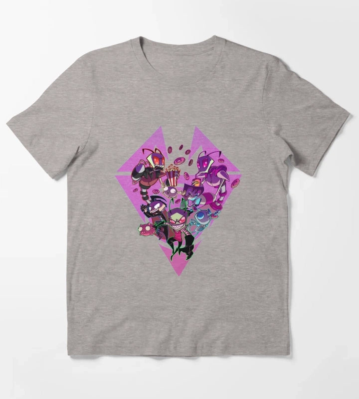 INVADER ZIM 1 T-Shirt Heather Grey