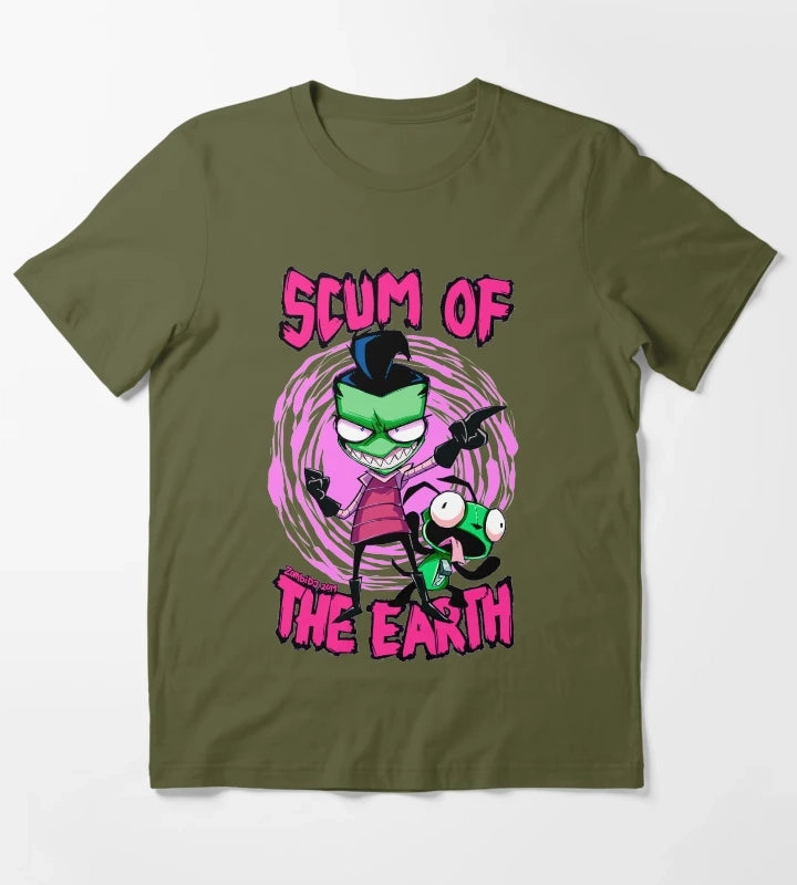 INVADER ZIM T-Shirt Olive Green