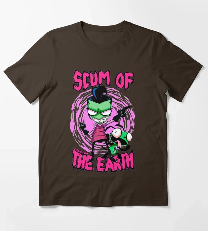 INVADER ZIM T-Shirt Brown