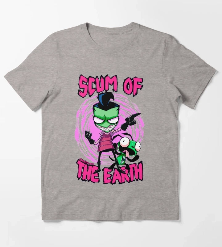 INVADER ZIM T-Shirt Heather Grey