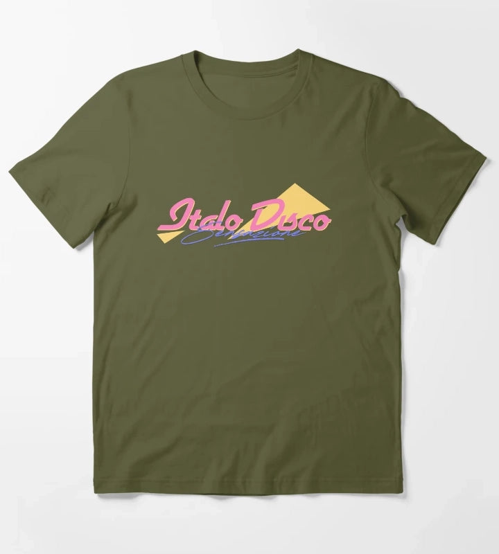 ITALO DISCO SENSATION T-Shirt Olive Green
