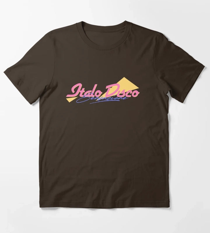 ITALO DISCO SENSATION T-Shirt Brown