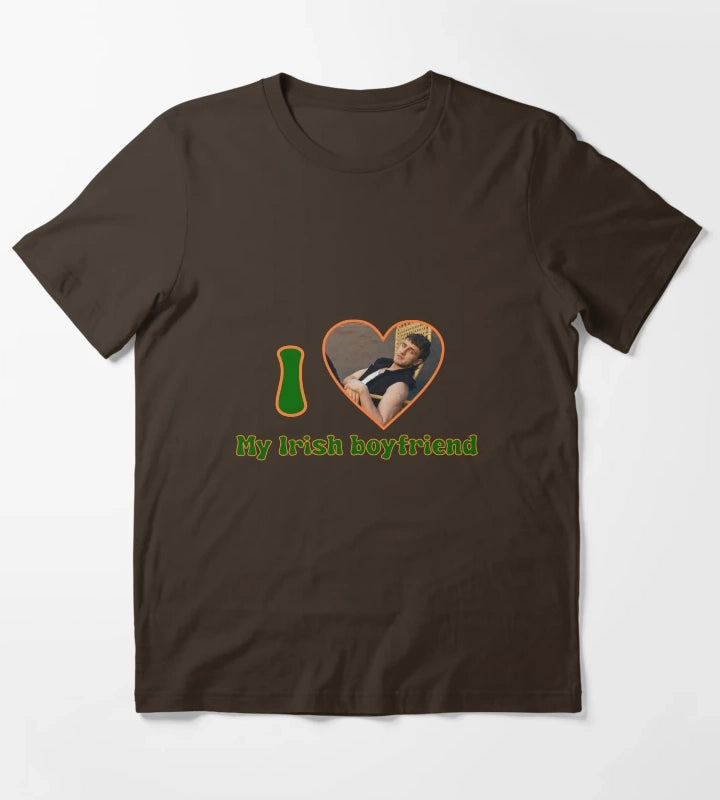 I 3 my Irish boyfriend Paul Mescal T-Shirt Brown