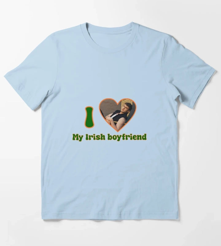I 3 my Irish boyfriend Paul Mescal T-Shirt Sky Blue