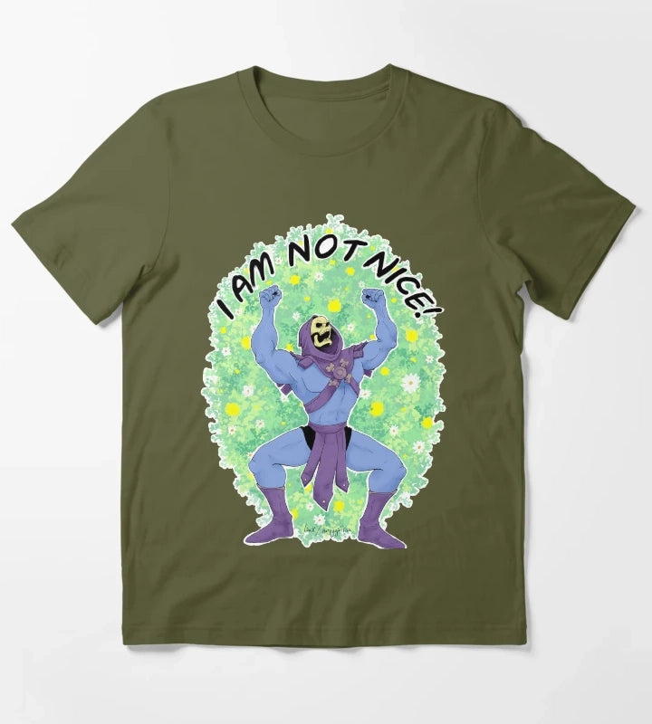 I AM NOT NICE T-Shirt Olive Green