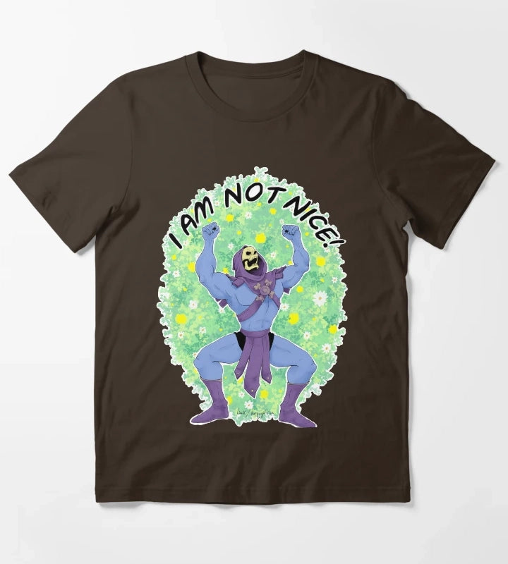 I AM NOT NICE T-Shirt Brown