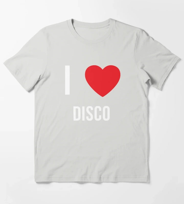 I Disco T-Shirt Light Grey