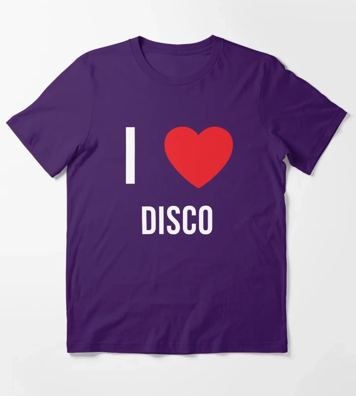 I Disco T-Shirt Purple