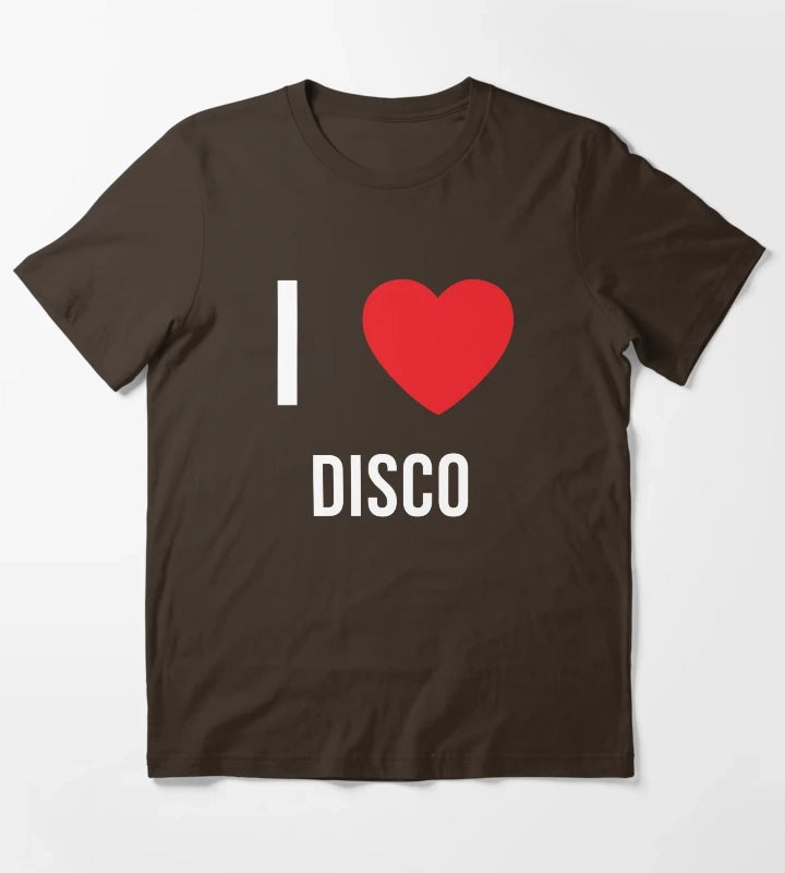 I Disco T-Shirt Brown