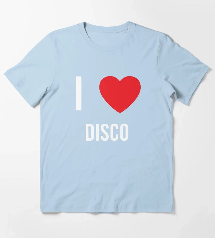 I Disco T-Shirt Sky Blue