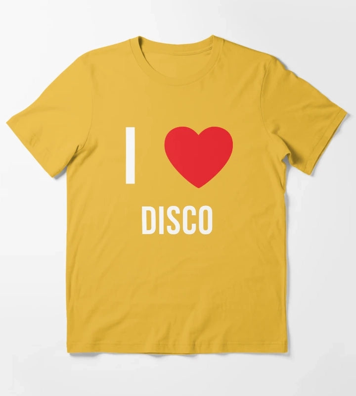 I Disco T-Shirt Yellow