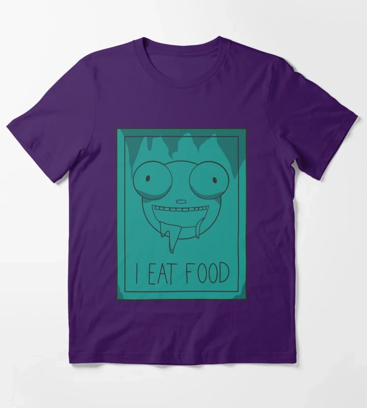 I EAT FOOD T-Shirt Purple