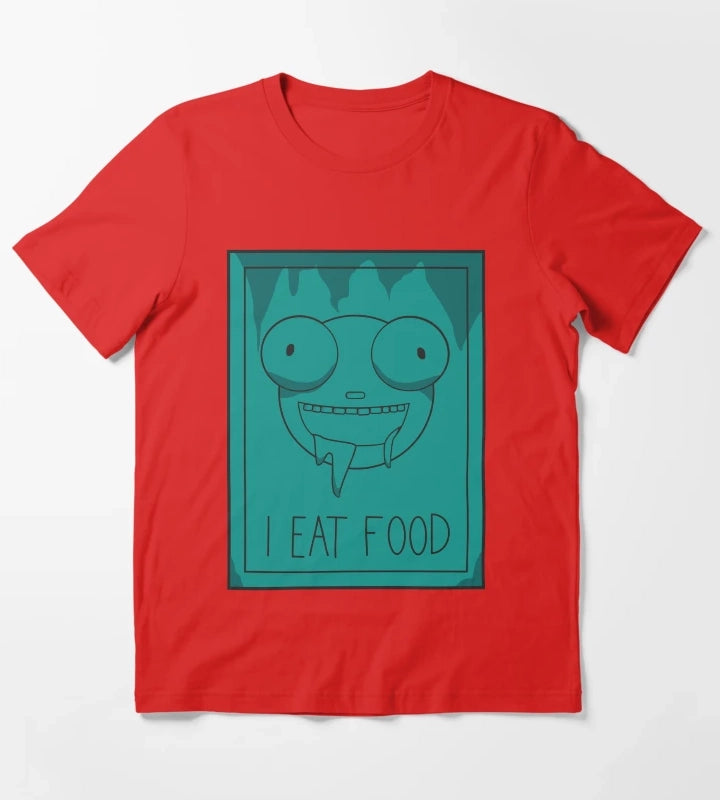 I EAT FOOD T-Shirt Red