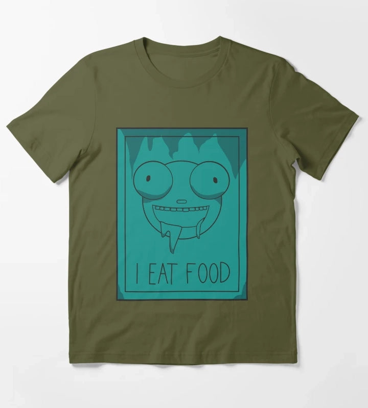 I EAT FOOD T-Shirt Olive Green