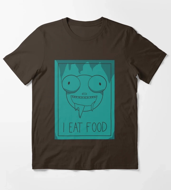 I EAT FOOD T-Shirt Brown