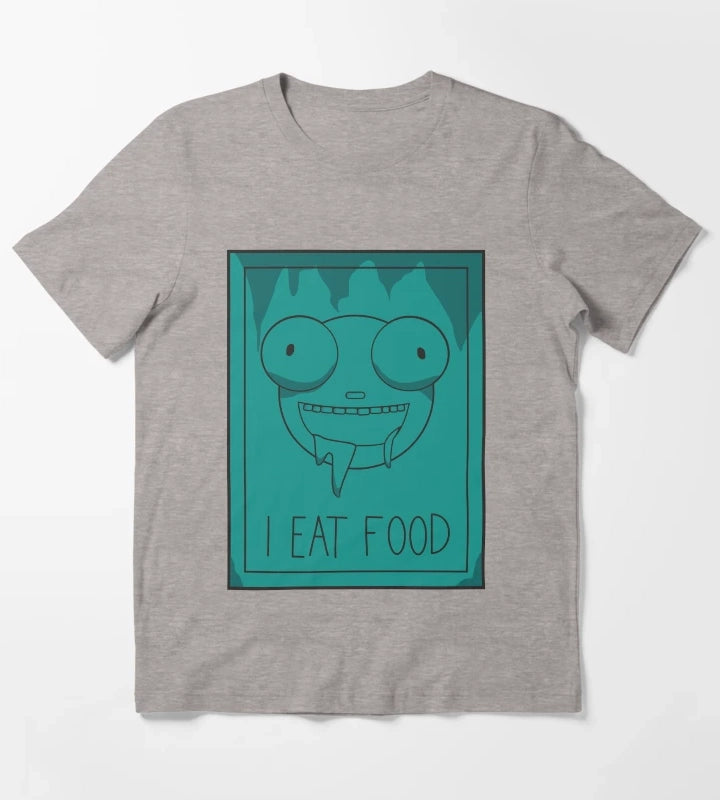 I EAT FOOD T-Shirt Heather Grey