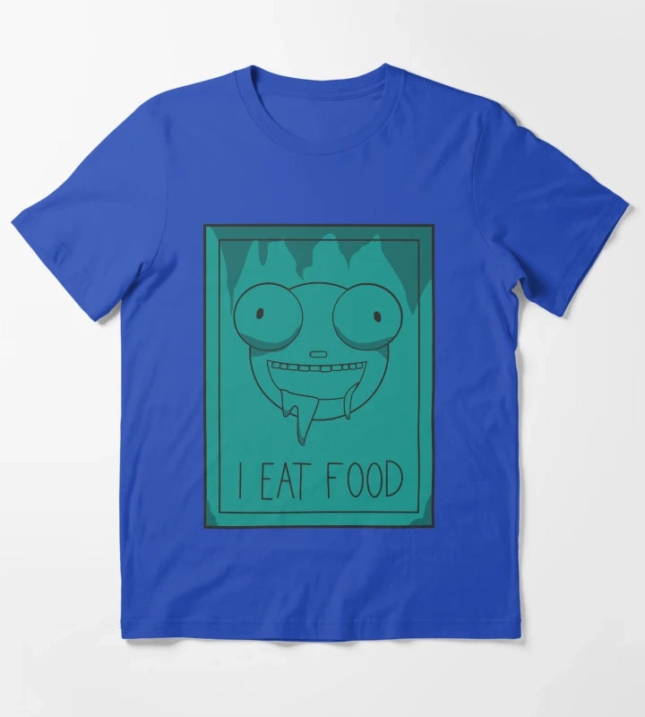 I EAT FOOD T-Shirt Blue