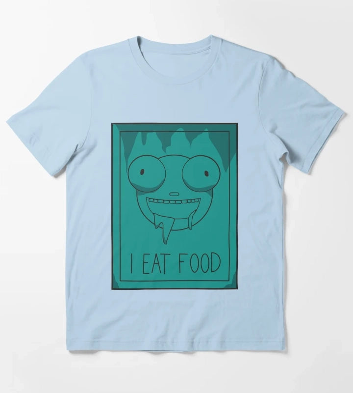I EAT FOOD T-Shirt Sky Blue