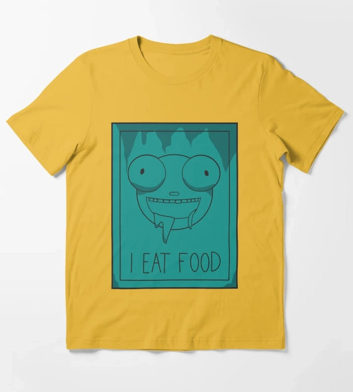 I EAT FOOD T-Shirt Yellow