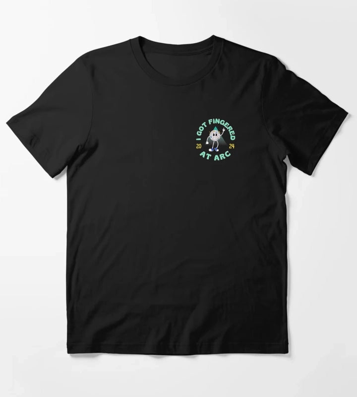 I Got Fingerd at ARC Blue Disco T-Shirt