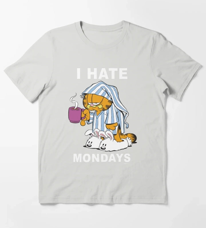 I Hate Mondays Coffee Classic T-Shirt Light Grey