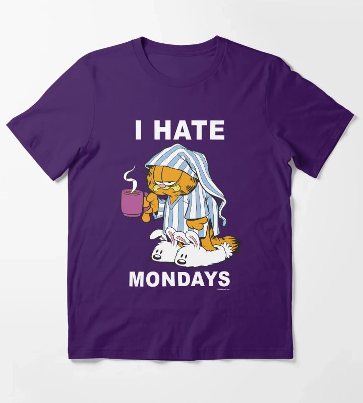 I Hate Mondays Coffee Classic T-Shirt Purple