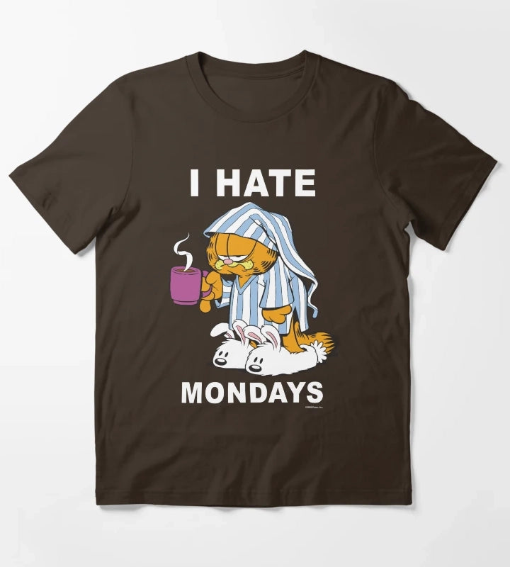 I Hate Mondays Coffee Classic T-Shirt Brown
