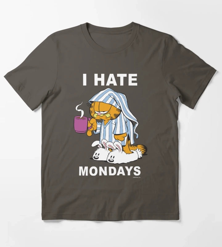 I Hate Mondays Coffee Classic T-Shirt Dark Grey