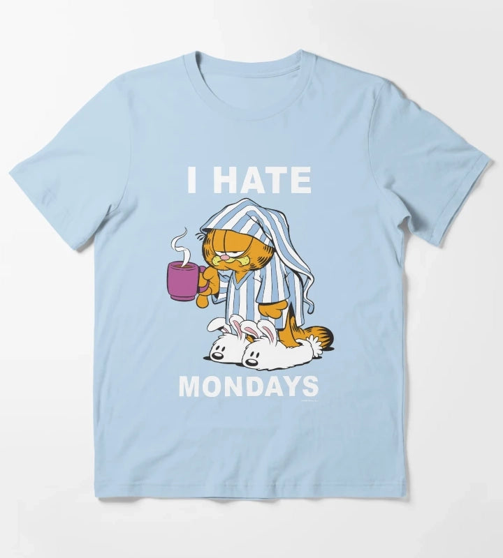 I Hate Mondays Coffee Classic T-Shirt Sky Blue
