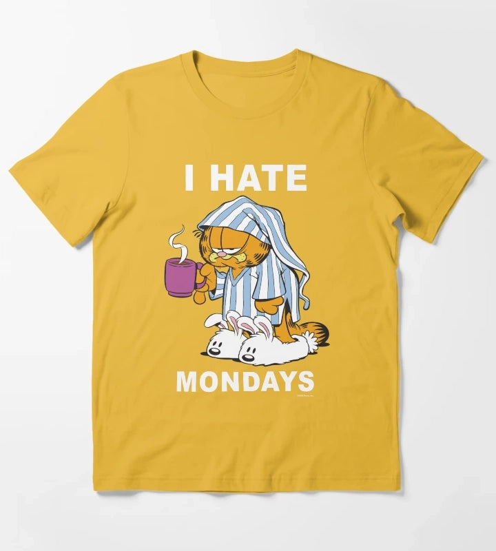 I Hate Mondays Coffee Classic T-Shirt Yellow