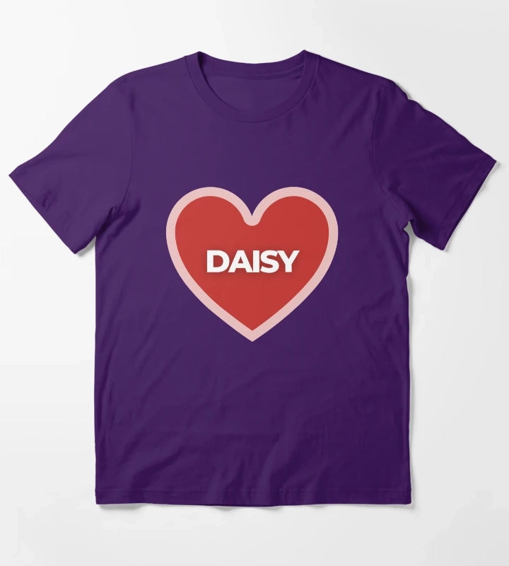 I Heart Daisy T-Shirt Purple