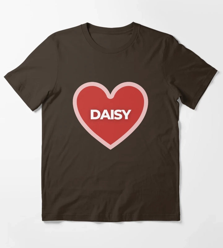 I Heart Daisy T-Shirt Brown