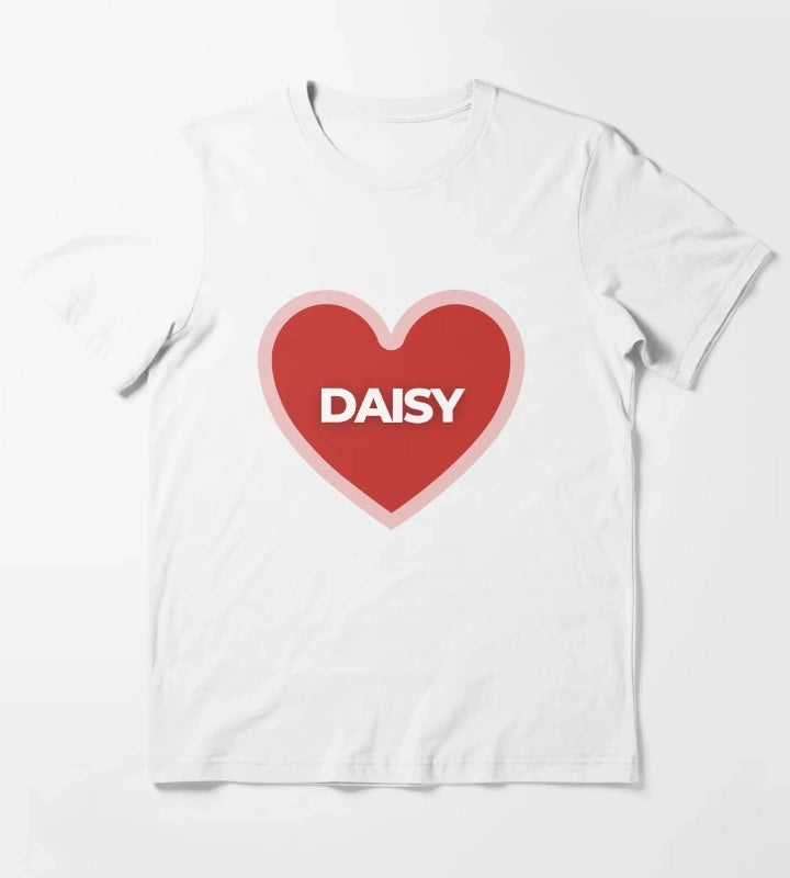 I Heart Daisy T-Shirt White