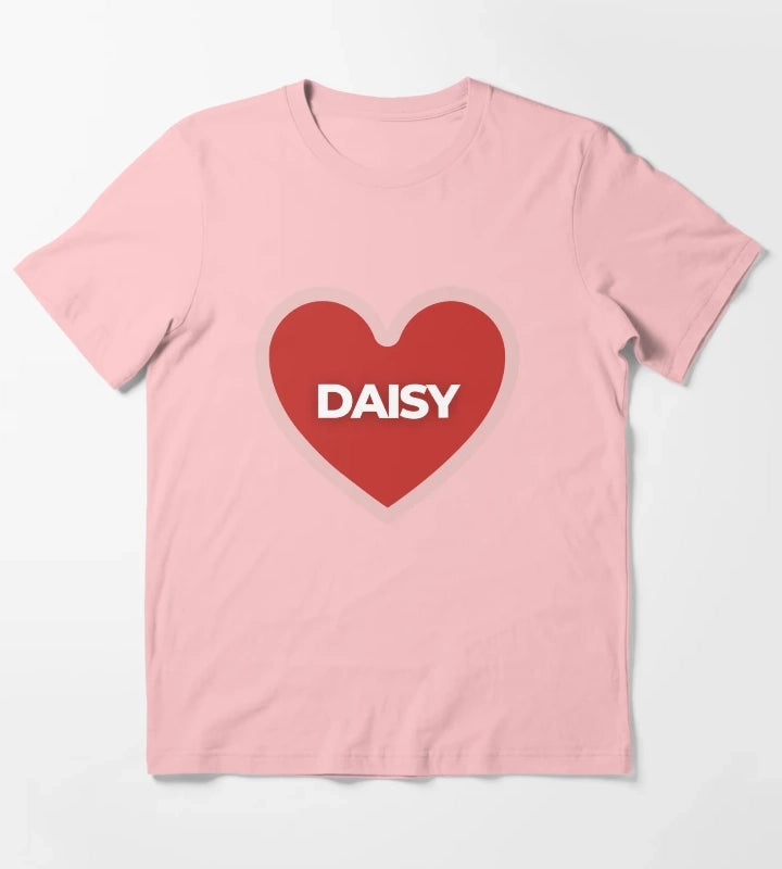 I Heart Daisy T-Shirt Dark Grey