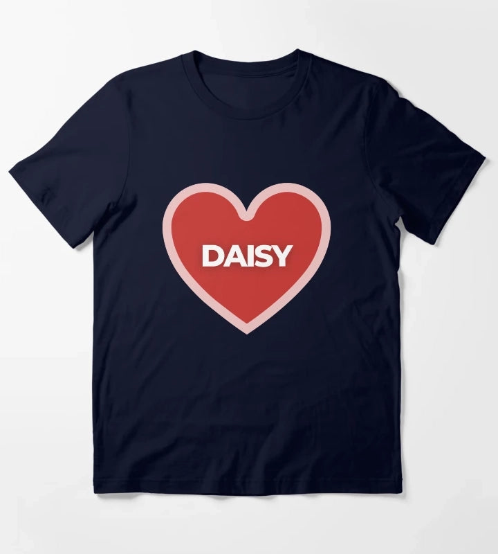 I Heart Daisy T-Shirt Navy