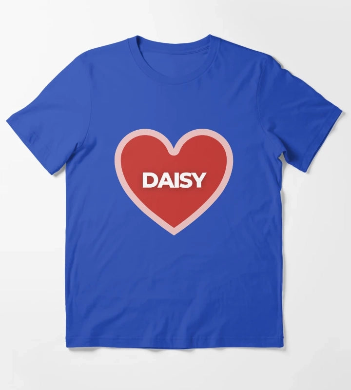 I Heart Daisy T-Shirt Blue