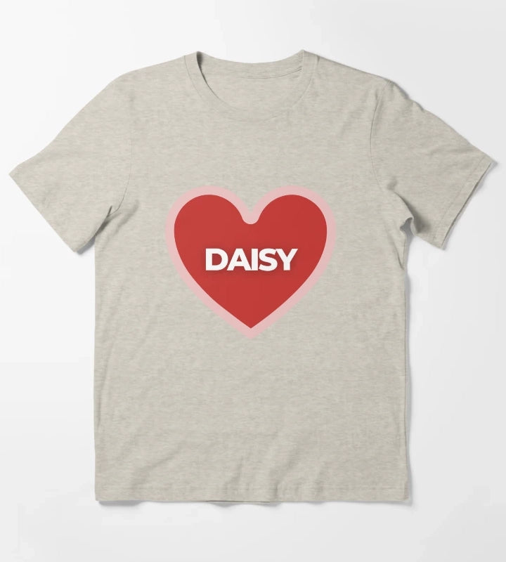 I Heart Daisy T-Shirt Cream