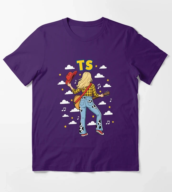 I Knew It I Knew You Funny Western Funny Cowgirl T-Shirt Purple
