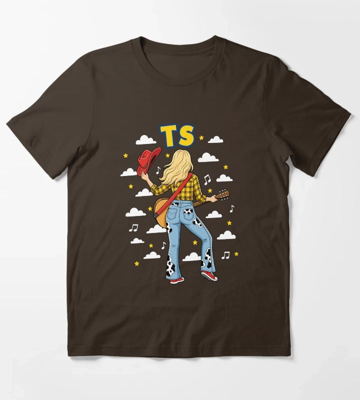 I Knew It I Knew You Funny Western Funny Cowgirl T-Shirt Brown