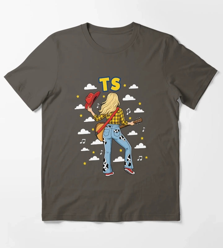 I Knew It I Knew You Funny Western Funny Cowgirl T-Shirt Dark Grey