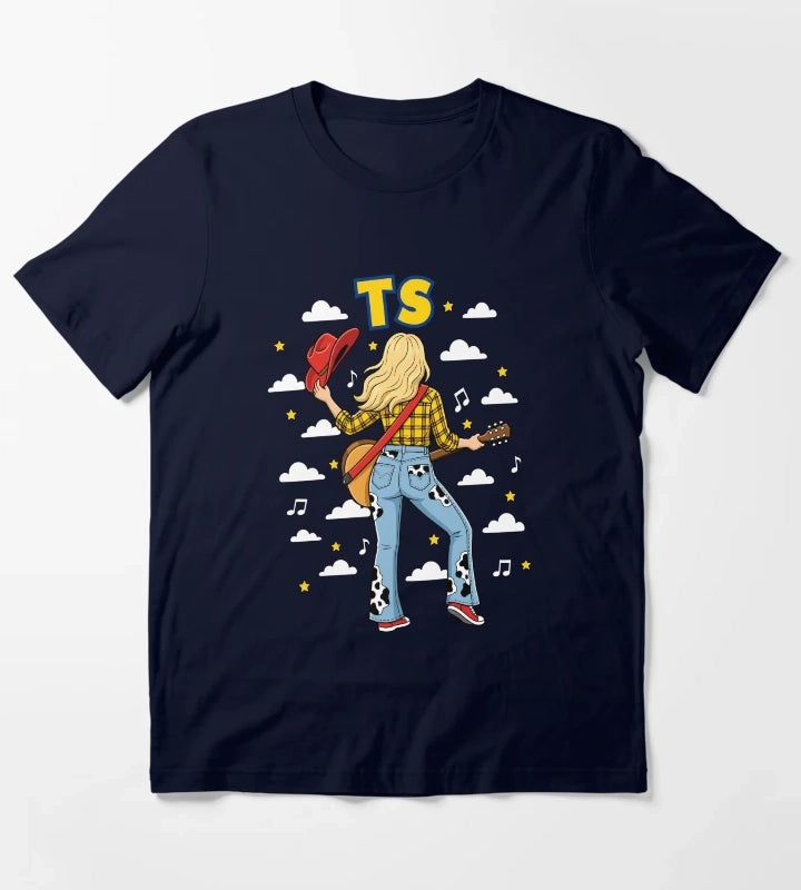 I Knew It I Knew You Funny Western Funny Cowgirl T-Shirt Navy