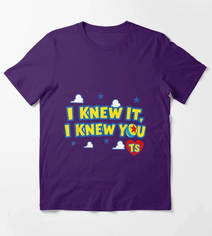 I Knew It I Knew You Western Cowgirl Boots Women Kids Girl2 T-Shirt Purple