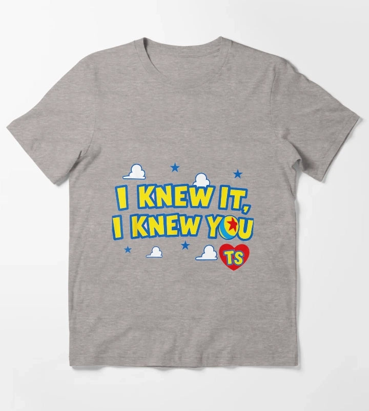 I Knew It I Knew You Western Cowgirl Boots Women Kids Girl2 T-Shirt Heather Grey