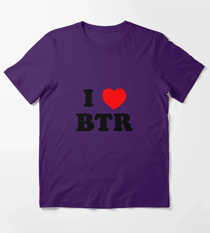 I Love BTR T-Shirt Purple