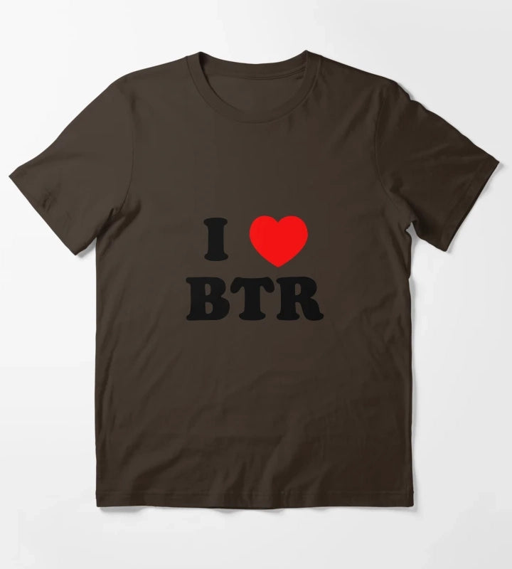 I Love BTR T-Shirt Brown